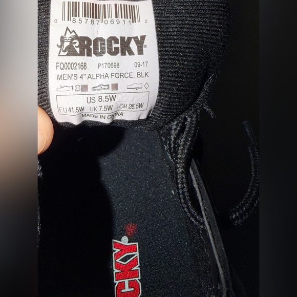 Men’s Rocky Slip & Oil  Resistant NWOB Size 8.5 Wide - Picture 6 of 7